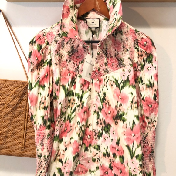 Tuckernuck Floral Blouse NWTs - Picture 2 of 5